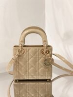Dior Lady Dior Mini Chain Bag Knockoff in Aesthetic Beige - Image 4