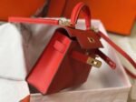 Hermes Kelly Mini II Bag Replica in Rouge Casaque - Image 2