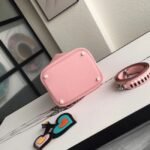 Pink Hermes Picotin Lock 18cm handbag with braided handles replica - Image 7