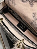 Dior Lady D-Lite Medium Bag Knockoff in Powder Jardin Botanique Embroidery - Image 2