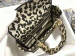 Dior Lady D-Lite Medium Bag Replica in Beige Multicolor Mizza Embroidery - Image 9