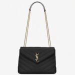 Replica Designer Saint Laurent LouLou Small Chain Bag Black