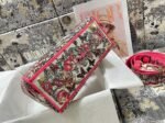 Dior Lady D-Lite Medium Bag Fake in Multicolor Butterfly Embroidery - Image 2