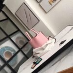 Pink Hermes Picotin Lock 18cm handbag with braided handles replica - Image 4