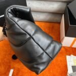 Saint Laurent Puffer Medium Chain Bag All Black Lambskin - Image 7