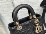 Dior Small Lady Dior My ABCDior Bag Knockoff in Black Cannage Lambskin - Image 8