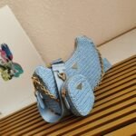 Prada Re-Edition Shoulder Bag Fake in Blue - Image 9