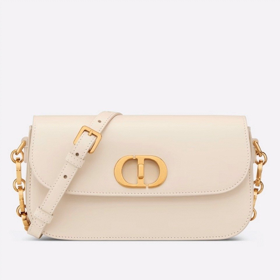 5E642567-78F4-2201-BD23-A6E3D4D251EE.jpg Dior 30 Montaigne Avenue Bag Replica in White Box Calfskin - Image 1