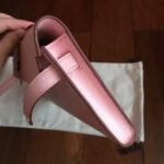 Rose Dragee Swift Knockoff Hermes Kelly Cut Clutch Soft Pastel Bag - Image 7