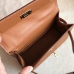 Gold Swift Replica Hermes Kelly 20cm Premium Quality Bag - Image 6