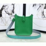 Bamboo Color Fake Luxury Hermes Evelyne II TPM Compact Crossbody - Image 2