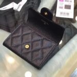 Chanel Classic Leather Wallet In Black - Image 6