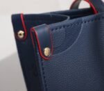 Louis Vuitton Monogram Empreinte Giant Onthego MM Tote In Navy Blue - Image 9