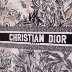 Dior Large Book Tote Bag Fake in Toile de Jouy Carnivora Motif - Image 8