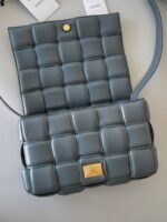 Top Quality Imitation Bottega Veneta Padded Cassette Bag In Thunder - Image 5
