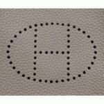 Etoupe Clemence Leather Knockoff Hermes Evelyne II TPM Messenger Bag - Image 4