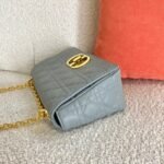 Dior Caro Medium Bag Knockoff in Grey - Image 5