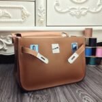 Brown replica Hermes Jypsiere 34cm handbag - Image 5