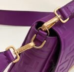 Top Quality Replica Fendi Large Baguette Bag In Purple FF - Image 9