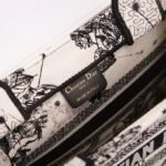 Dior Small Book Tote Bag Faux in White Toile de Jouy Zodiac Embroidery - Image 8