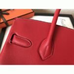 Red Luxury Knockoff Hermes Birkin 30cm Purse - Image 2