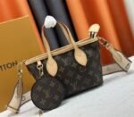 Louis Vuitton Monogram Canvas Neverfull BB Tote In Beige