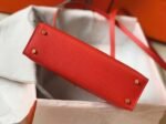 Hermes Kelly Mini II Bag Replica in Rouge Casaque - Image 7