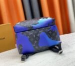 Louis Vuitton Monogram Eclipse Discovery Backpack In Blue Sunrise - Image 5