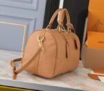 Louis Vuitton Monogram Empreinte Speedy Soft 30 Handbag In Arizona Beige - Image 4