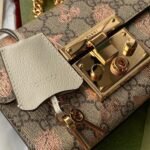 Padlock small berry shoulder bag - Image 4
