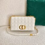 Dior Caro Large Bag Replica in White - Image 8
