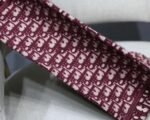 Dior Medium Book Tote Bag Fake in Bordeaux Dior Oblique Embroidery - Image 7