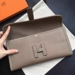 Etoupe knockoff Hermes Jige Elan 29 clutch bag - Image 6