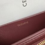 Top Quality Replica Celine Triomphe Medium Bag In Bordeaux - Image 2