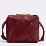 Fake Bottega Veneta Mini Cassette Camera Bag Bordeaux