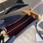 CASSANDRA MONOGRAM CLASP BAG IN MATTE PYTHON - Image 4