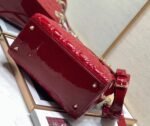 Dior Lady Dior Medium Bag Fake in Red - Image 2