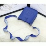 Blue Electric Evelyne II TPM Bag Fake Hermes Small Shoulder Bag - Image 5