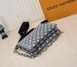Louis Vuitton Jacquard Denim Coussin PM Bag In Black - Image 4