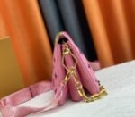 Louis Vuitton Coussin PM Bag In Pink And Purple With Jacquard Strap - Image 4