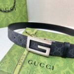 Square G reversible leather belt - Image 2