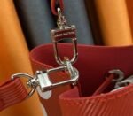 Louis Vuitton X YK Epi Leather NeoNoe MM Red Bag In White Infinity Dots - Image 9