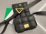 Top Quality Replica Bottega Veneta Candy Padded Cassette Bag In Black - Image 8