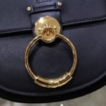Top Quality Knockoff Chloe Small Tess Shoulder Bag In Black Calfskin - Image 9