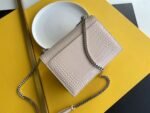 SUNSET MEDIUM CHAIN BAG IN SMOOTH LEATHER - Image 2