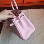 Hermes Birkin 25cm Knockoff in Rose Dragee - Image 3