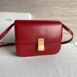 Top Quality Fake Celine Classic Box Medium Bag In Red - Image 5