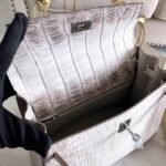 Himalaya Niloticus Crocodile Replica Hermes Kelly 28cm Rare Edition - Image 4