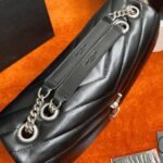 Replica Saint Laurent LouLou Medium Chain Bag Noir - Image 3