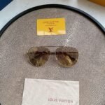 MATTHEW WILLIAMSON MAGNOLIA SUNGLASSES IN YELLOW GOLD